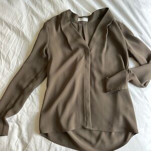 Babaton Taupe Blouse